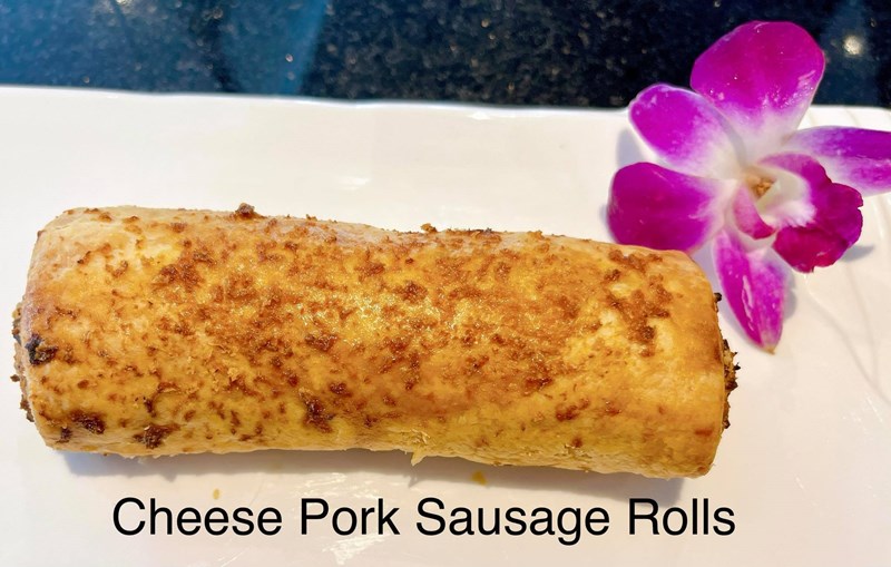 PORK CHEESE SAUSAGE ROLLS FROZEN