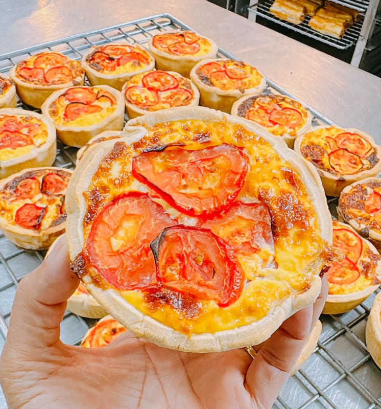 Ham & Tomato Quiche