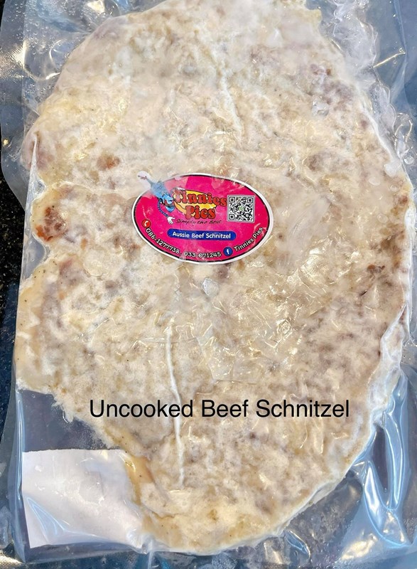 UNCOOKED AUSSIE BEEF SCHNITZEL