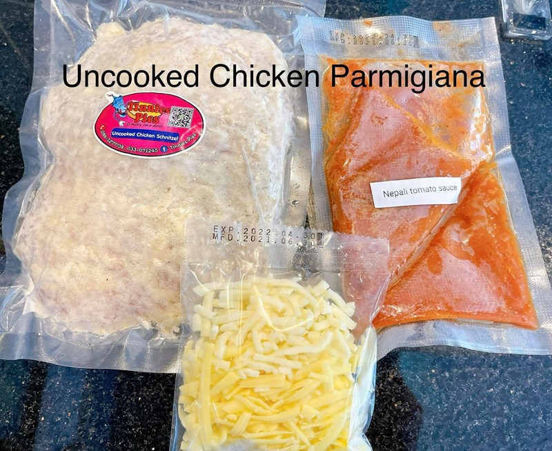 UNCOOKED CHICKEN PARMIGIANA