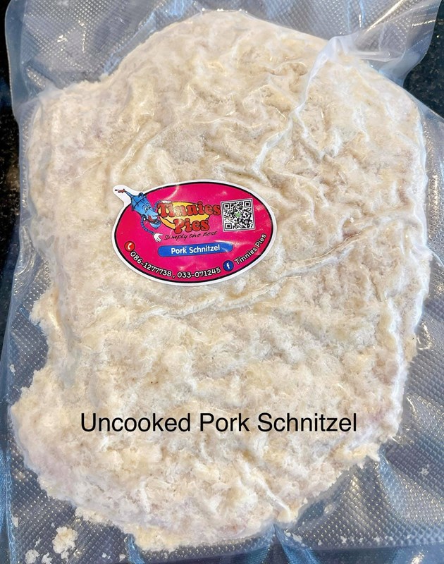 UNCOOKED PORK SCHNITZEL