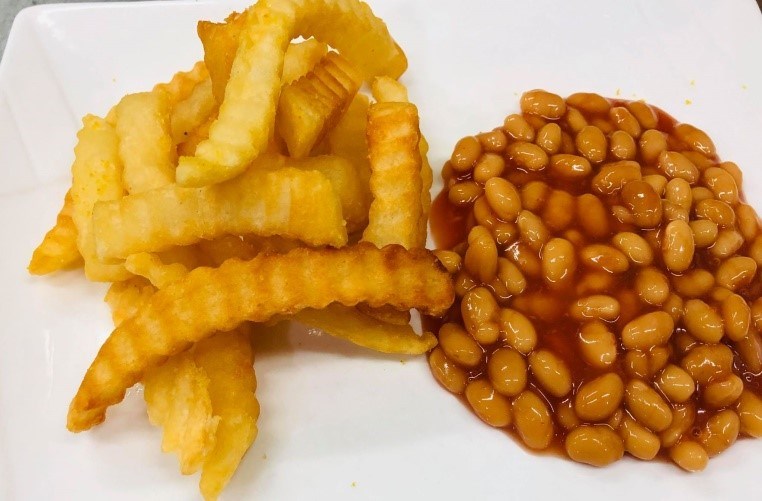 N/Z Crinkle Cut Fries & Aus Bake Beans